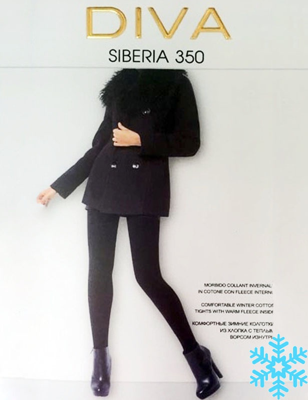 Колготки женские Артикул DIVA Siberia 350 колготки nero - купить в интернет  магазине